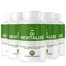 GI Revitalize -Digestive Support- 5 Bottles- 300 Capsules