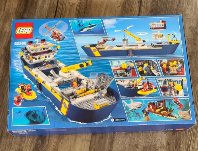 LEGO City: Ocean Exploration Ship (60266) Building Kit 745 Pcs Toy Retired