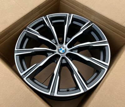 Original BMW X5 G05 X6 G06 20 Inch Star Spoke M740 Alloy Wheel