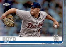2019 Topps Chrome Refractor  - #83 Matthew Boyd