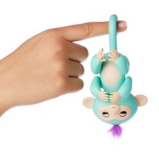   AUTHENTIC GENUINE WOWWEE FINGERLINGS ZOE BABY MONKEY TURQUOISE HOT NIB  