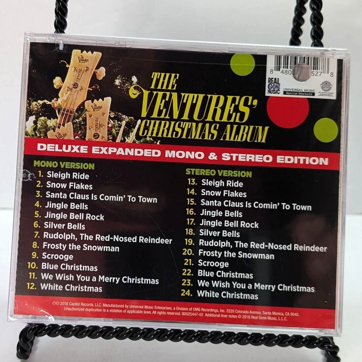 The Ventures Christmas Album CD Deluxe Expanded Mono & Stereo