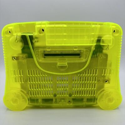 NEW Nintendo 64 N64 Limited Clear Extreme Green Custom Console