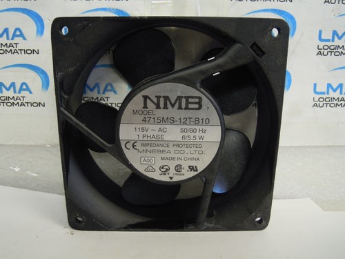 NMB 4715MS-12T-B10 AXIAL AC COOLING FAN 115VAC 50/60Hz 6/5.5W 120x120x38mm - Picture 2 of 5