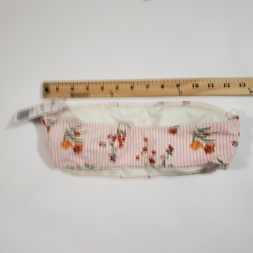 NEW Forever 21 Swimwear Swimsuit Top Women's Small Pink Floral - Picture 4 of 6
