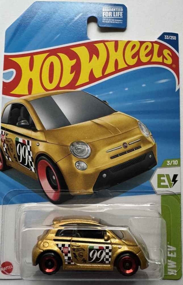 2025 Hot Wheels HW EV 3/10 Fiat 500e 33/250