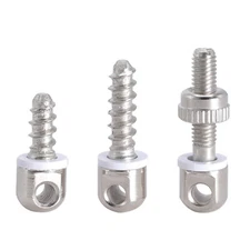 1/1.25 Inch Silver Color QD Quick Detachable Mount Stud Screws Sling Swivel Set