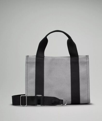 Lululemon 🖤 4,5L Anchor Light Ivory Black Small Canvas Tote Bag 4,5 L - Bild 2 von 6