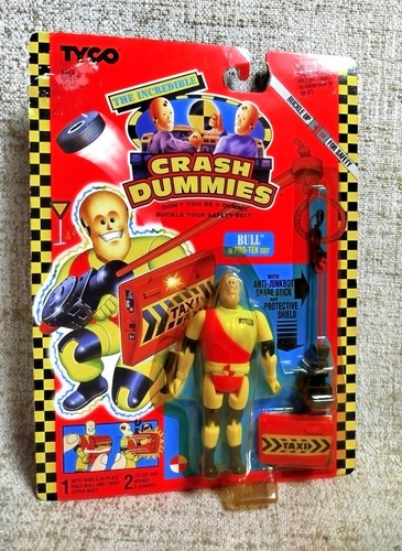 CRASH DUMMIES THE INCREDIBLE BULL TYCO 1992 MOSC Action Figure Vintage - Picture 2 of 12
