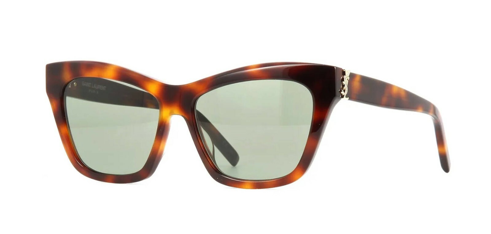 Occhiali da sole Saint Laurent SL M79 avana verde (002)