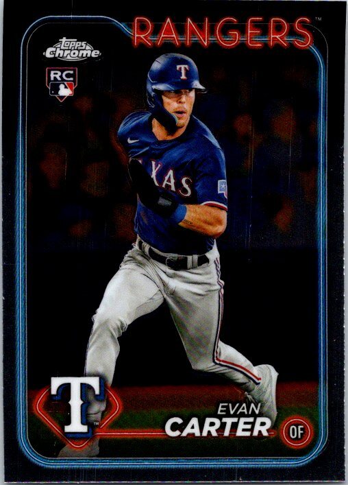 2024 Topps Chrome #136 Evan Carter baseball card 8PPP
