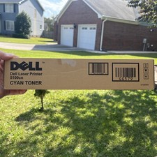 Genuine Dell Toner Cartridge 5100CN. Cyan. Factory Sealed.