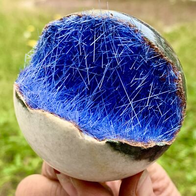 316G Rare iron ore Phosphorus Magnesium Mine Open Smile crystal ball Healing