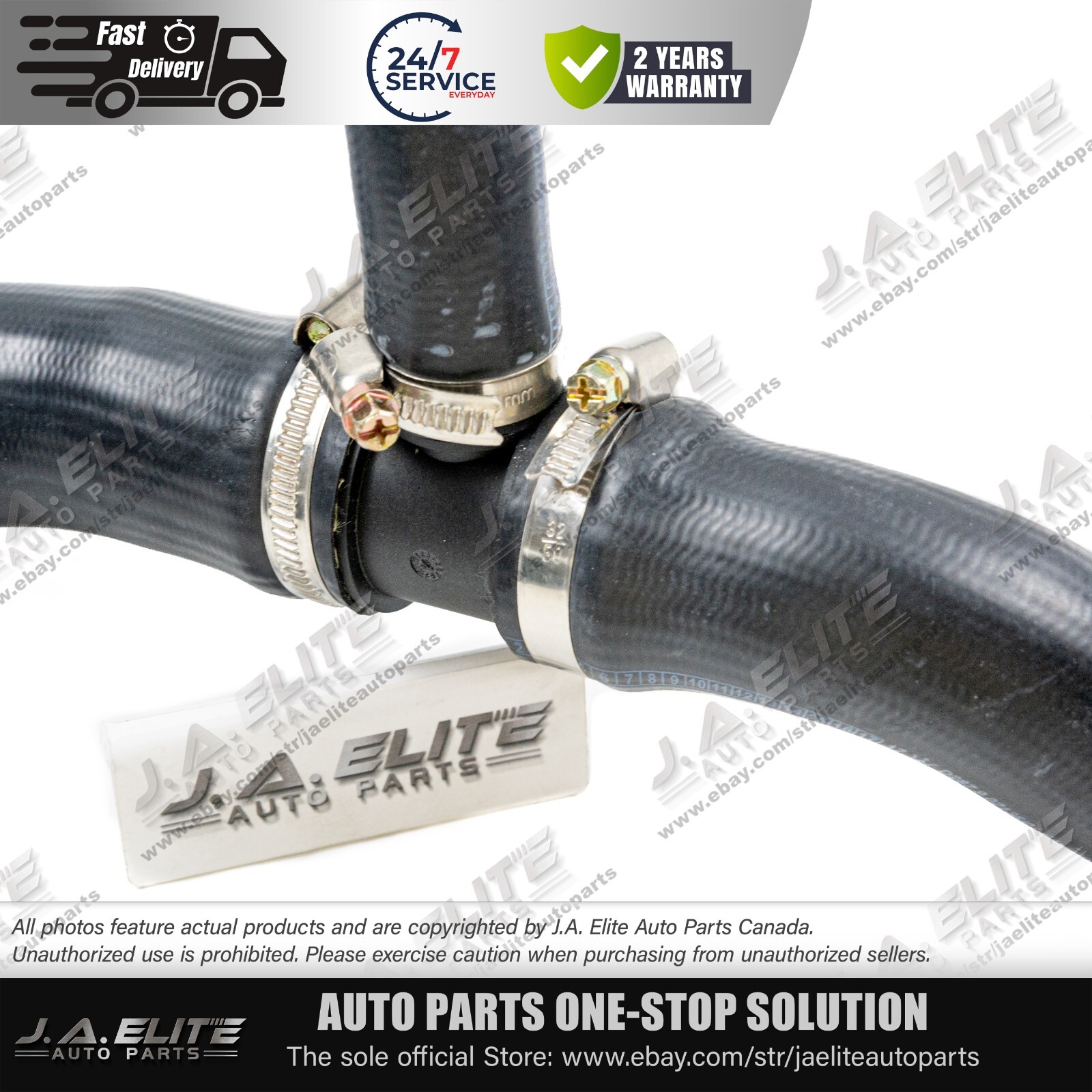 Radiator Water Outlet Hose for Maserati Ghibli, Quattroporte, Levante 3.0L V6