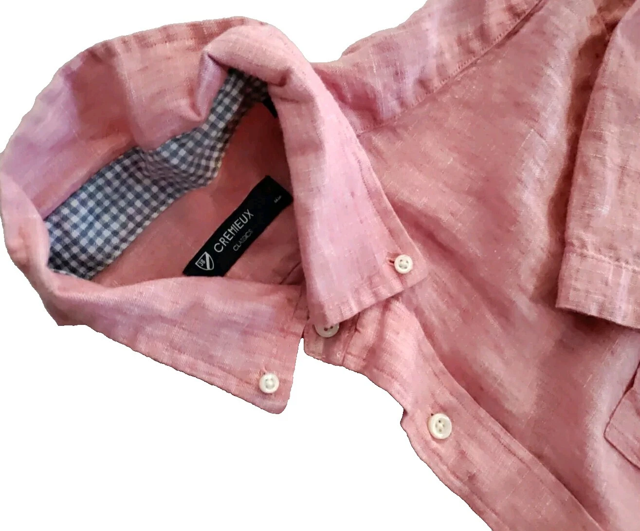 Camisas de vestir lisas para hombre Daniel Cremieux de lino