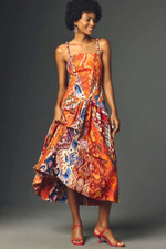 New Farm Rio x Anthropologie Sleeveless Midi Dress Size L NWT