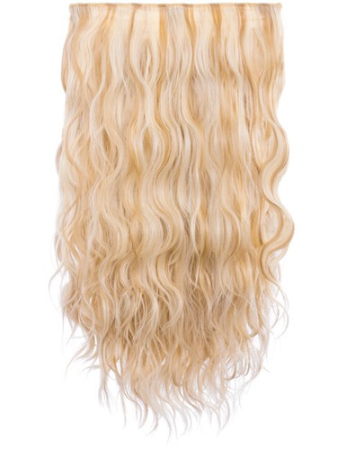 Hair Extension Beach Wave Natural Curly Wavy Thick 3 Weft Clipped Koko Couture - Picture 31 of 53