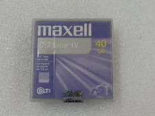 MAXELL DLT Tape IV 40GB 1/2inch Tape Cartridge NEW Factory Sealed