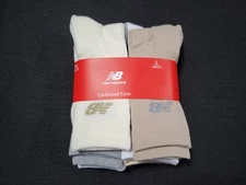 New Balance Mens Active Cushion  socks Arch support SZ 9-12 -8 Prs  Multi Color