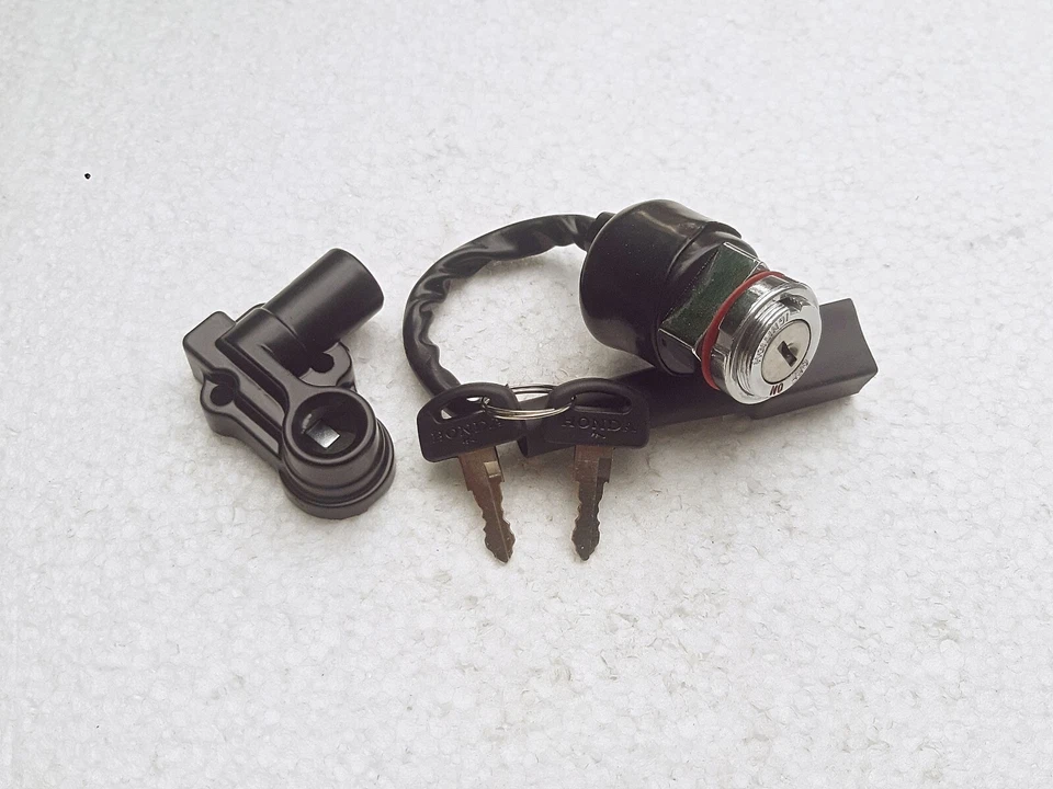 New Honda XL175 XL250 XL350 MT125 MT250 Main Ignition Switch Key SET Seat Lock - Image 4 of 4