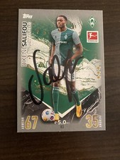 Topps 2023 24 Match Attax Bundesliga 23/24 Salifou Werder Original Signiert NEU