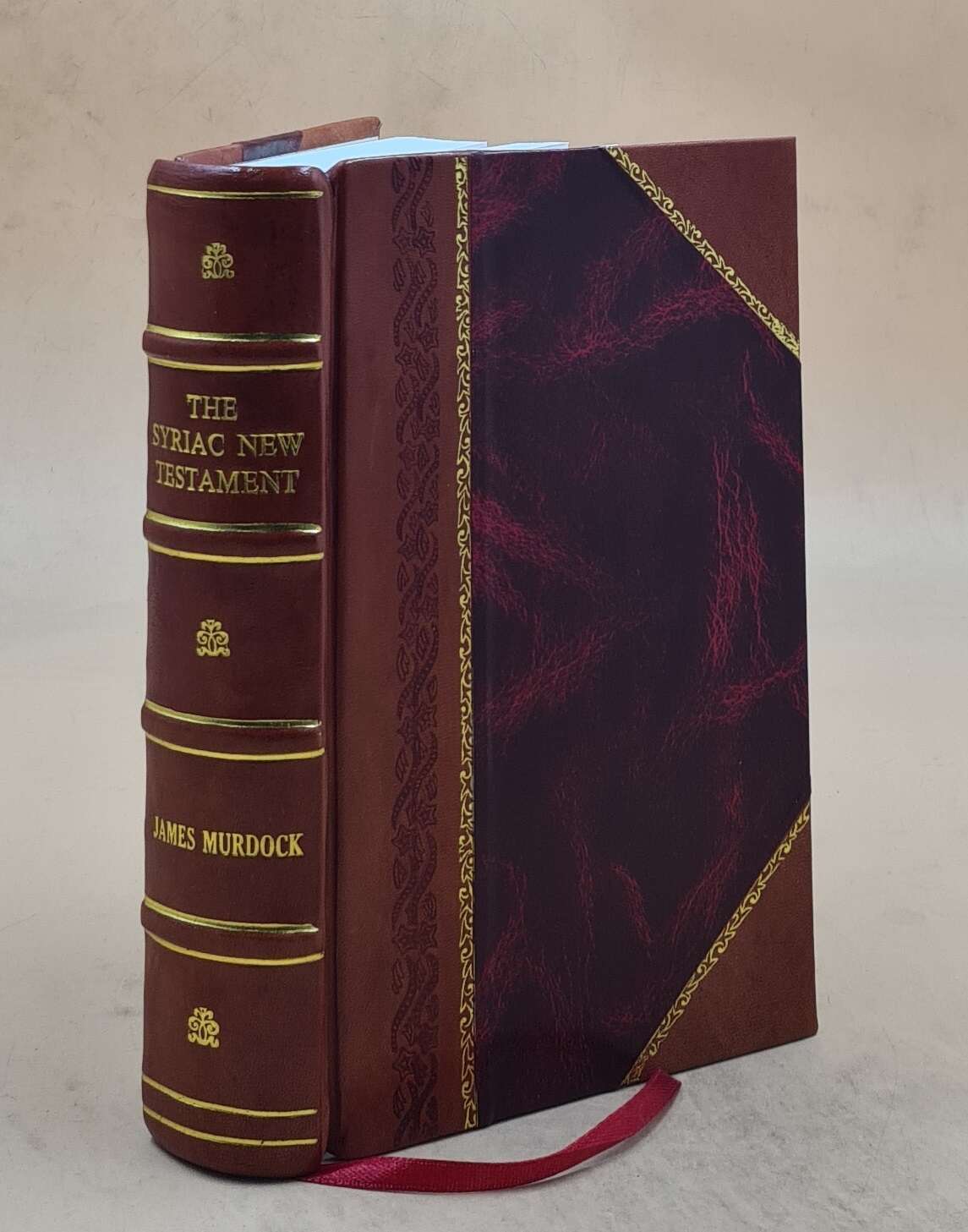 Vintage 1915 Syriac New Testament Leather Bound by James Murdock