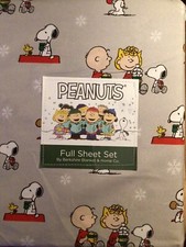 Peanuts Christmas Sheets Full
