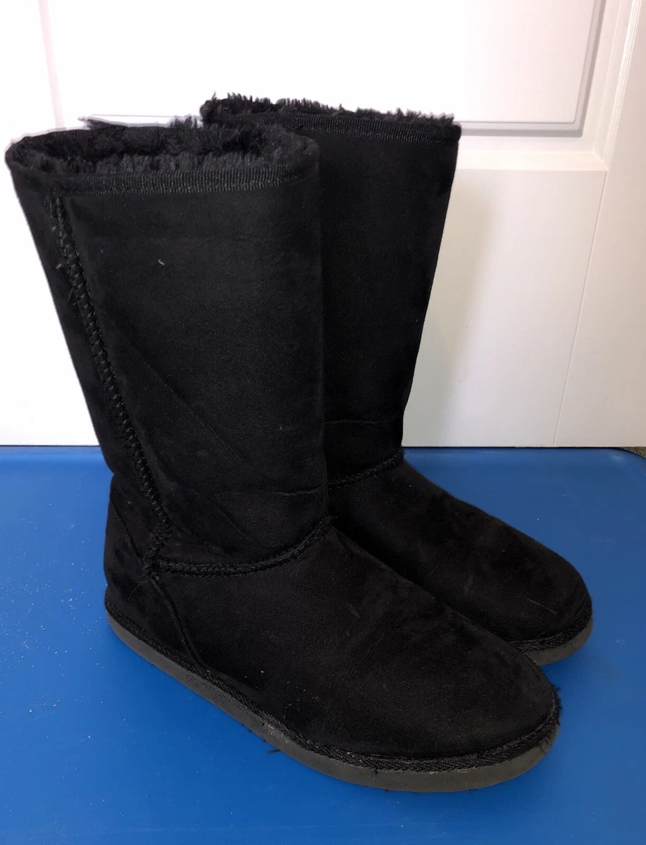 Black boots size 6 outlet