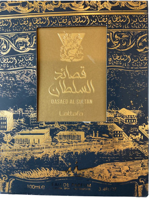 Lattafa Qasaed Al Sultan Eau De Parfum Spray for Unisex 3.4 oz