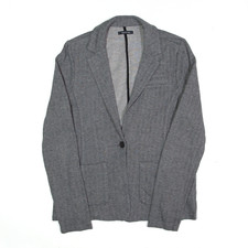 Marc O'polo Womens Blazer Jacket Grey Herringbone S