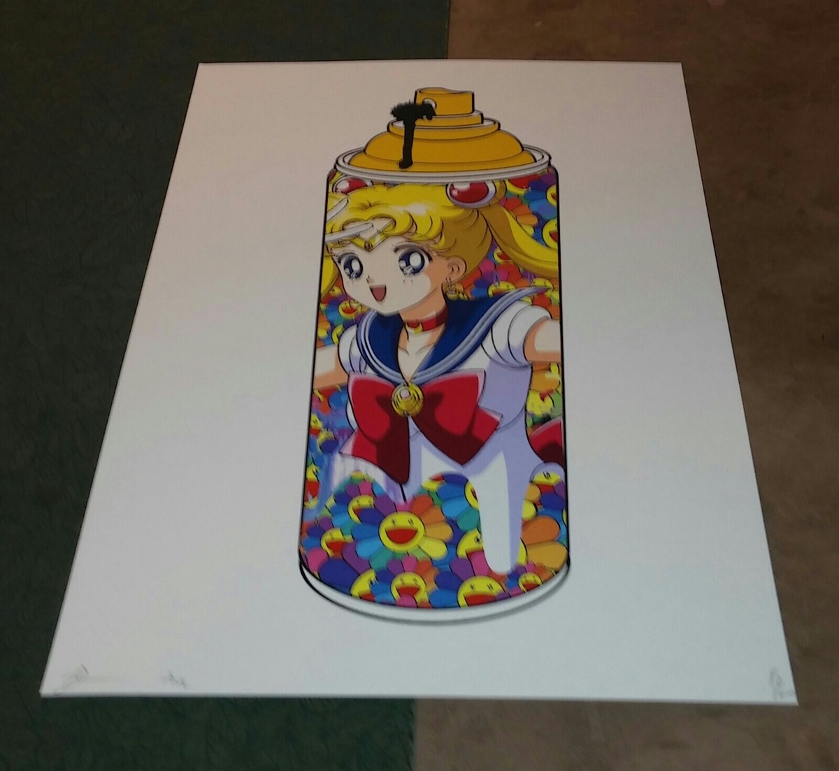 DEATH NYC ltd ed signed art print 45x32cm sailor moon anime manga