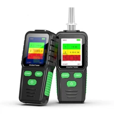 Digital Breath Alcohol Tester Voice Announcement Car Breathalyzer Alcohol Tester