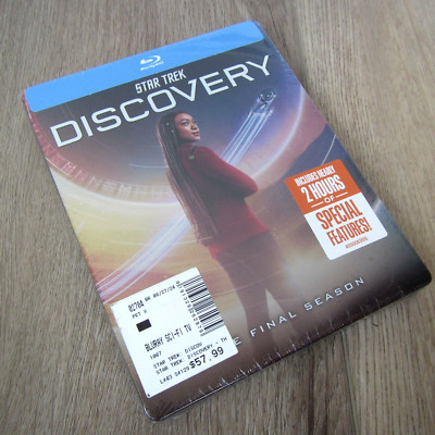 NEW SEALED STAR TREK DISCOVERY FINAL SEASON 5TH FIFTH BLU-RAY SCI-FI STEELBOOK