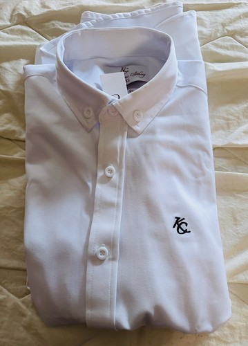 White Kings Cross Men’s Button down Collar Short Sleeved Shirt - Size XL - Picture 6 of 6