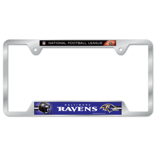 Baltimore Ravens Kennzeichenrahmen Metall - Bild 1 von 1