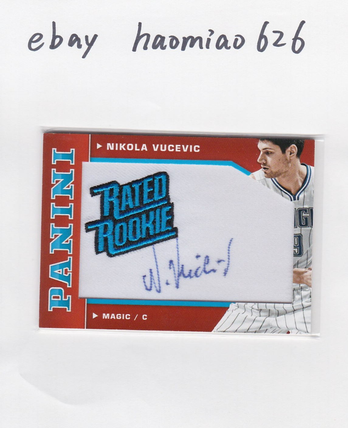 2012-13 Panini Rated Rookie Signatures /50 Nikola Vucevic RC Auto Orlando Magic