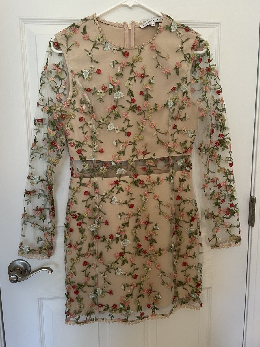 Endless Rose Floral Embroidered Mini Dress Long Sleeve | eBay Endless Rose Floral Embroidered Mini Dress Long Sleeve | eBay