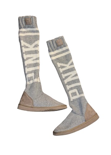Victoria’s Secret Winter Angel Beanie & Glove Set – Gray Victoria main image 2