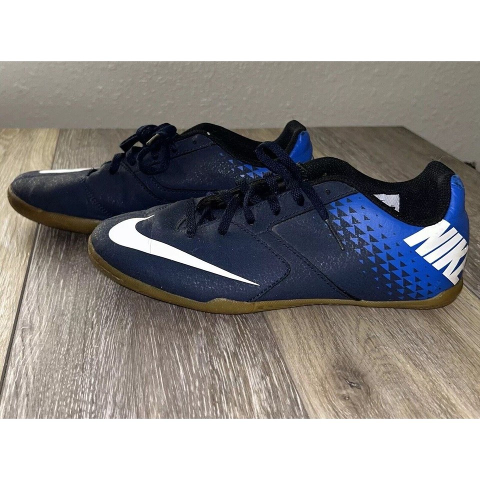 Nike BombaX IC Blue Indoor Soccer Shoes Cleats Youth US Size 4Y 826487414 eBay