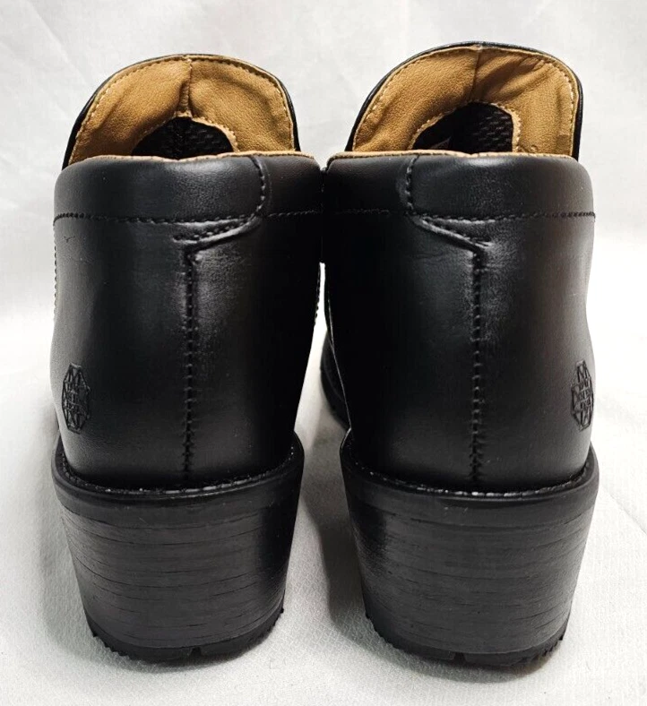 Xena Work Boots Omega EH Work Black Steel Toe Heels Women's Size 8.5W EU 39 - Image 4 of 4