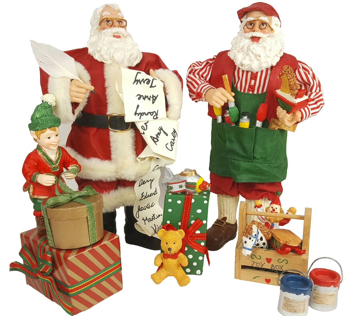 Kirkland Santa's Visit クリスマス磁器製装飾品 Kirkland Santa's Visit クリスマス磁器製装飾品 Kirkland porcelain