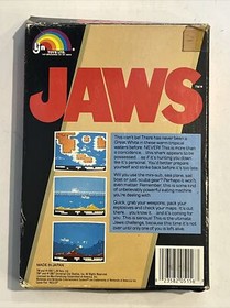 Rare Nintendo Jaws this time there's no escape (1987 NES-JA-USA)