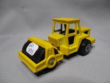 AJ599 MAJORETTE ROULEAU COMPRESSEUR COMPACTEUR BTP REF 226 STEAMROLLER