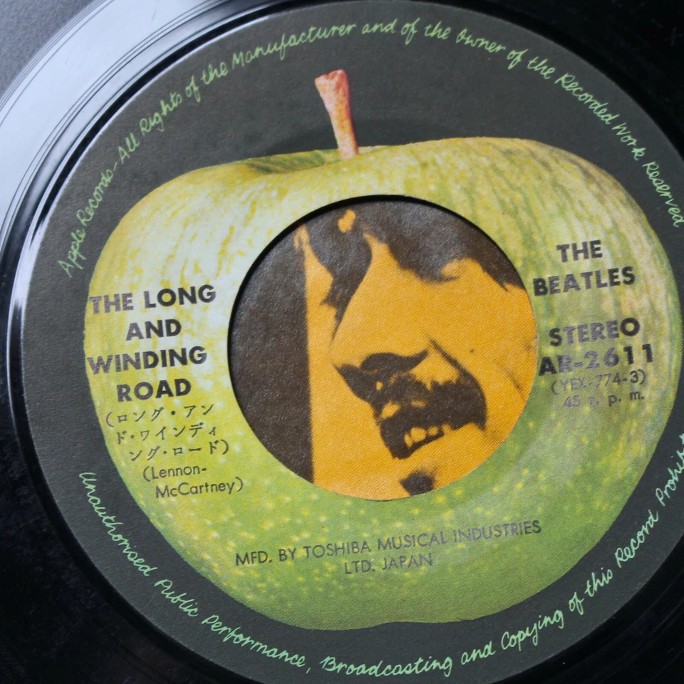 APPLE 1968 ORIGINAL THE BEATLES 7"  VINYL FOR YOU BLUE GEORGE HARRISON APPLE - Image 4 of 4