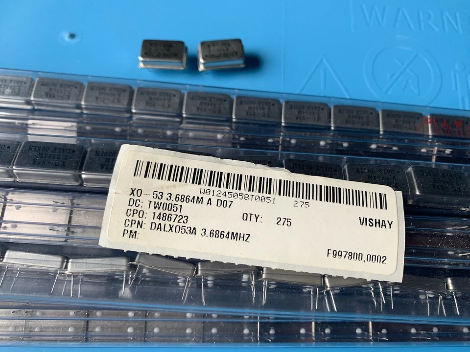 10x XO-53A-3.6864MHZ DALE Reloj Estándar Oscilador 3.6864MHz 4 PIN DIP Foto 4 de 4