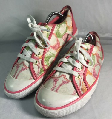 coach barrett poppy sneaker