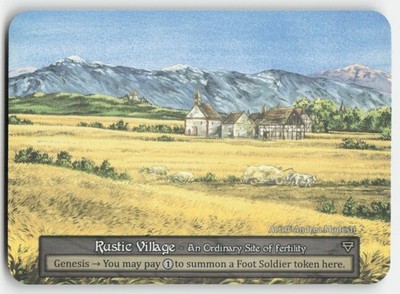 Rustic Village | NM Near Mint | Ordinary Alpha Sorcery Contested Realm