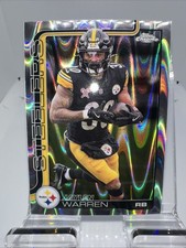 2025 Topps Chrome Football Jaylen Warren Raywave Refractor #253  Steelers