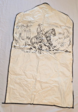 Vintage Double H Western Wear Brand Garment Bag - Cowboy Theme