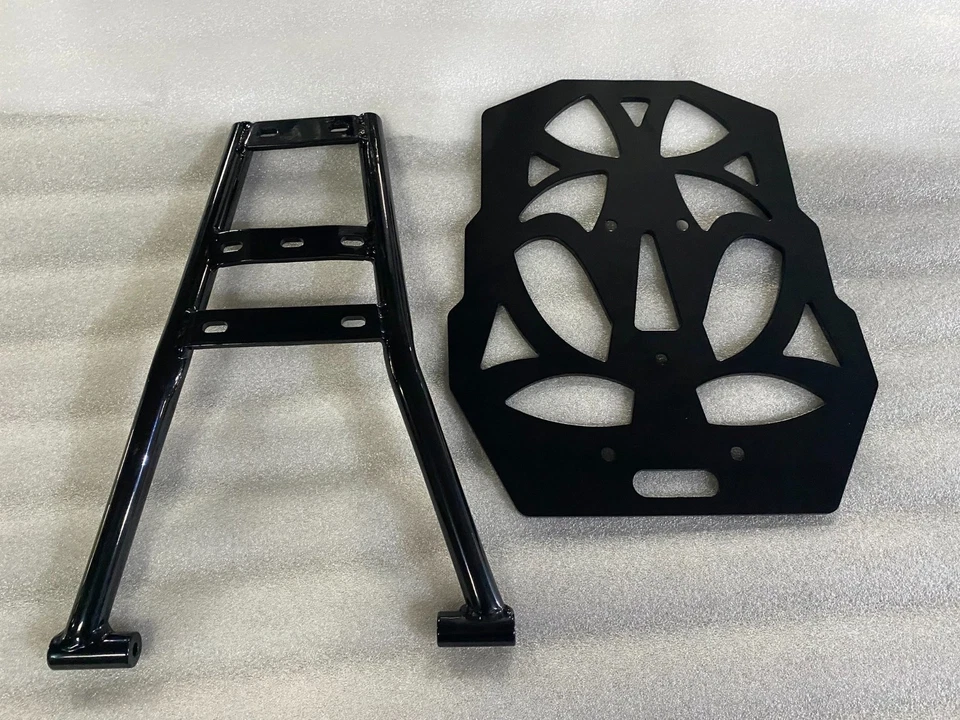 Soporte de equipaje superior negro para SUZUKI DRZ400S DRZ400SM 2000-2024 Foto 4 de 4